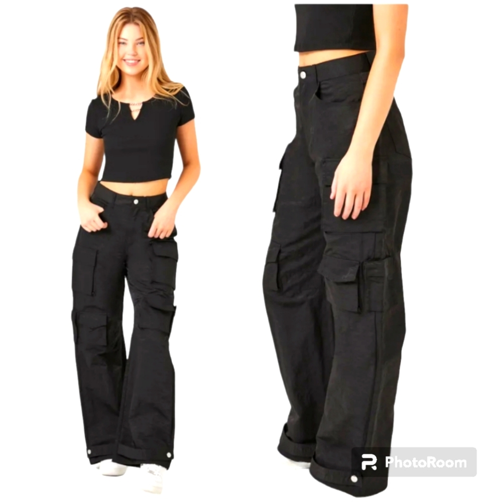 Forever 21 Wide Leg Cargo Pant